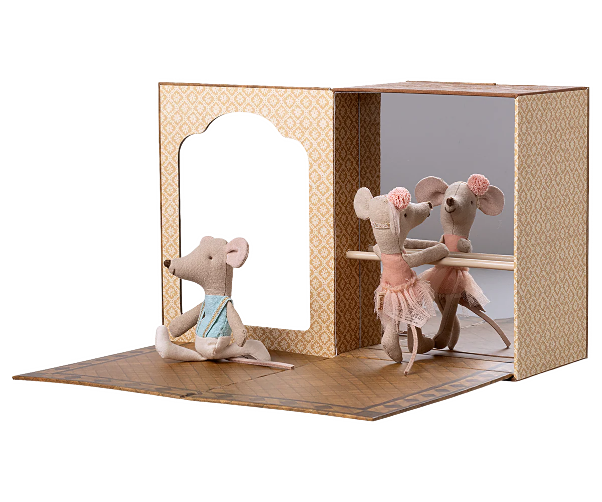 Pre-Order: Mid December - Little Brother + Sister Ballet Mice in Dance Studio