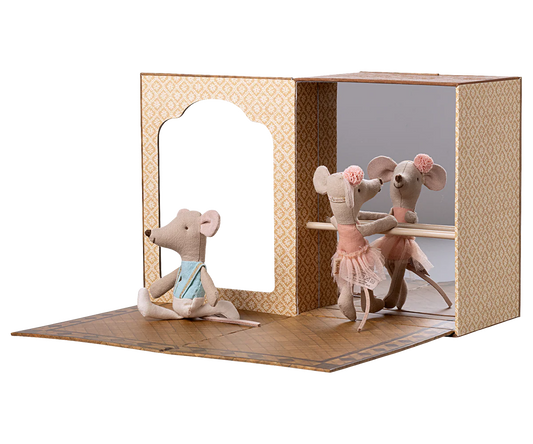 Pre-Order: Mid December - Little Brother + Sister Ballet Mice in Dance Studio