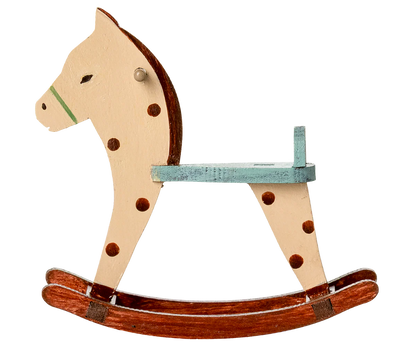 Mouse Rocking Horse - Spotted