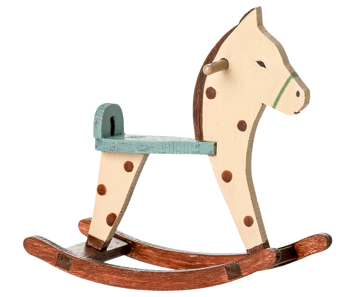 Mouse Rocking Horse - Spotted