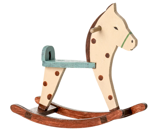 Mouse Rocking Horse - Spotted