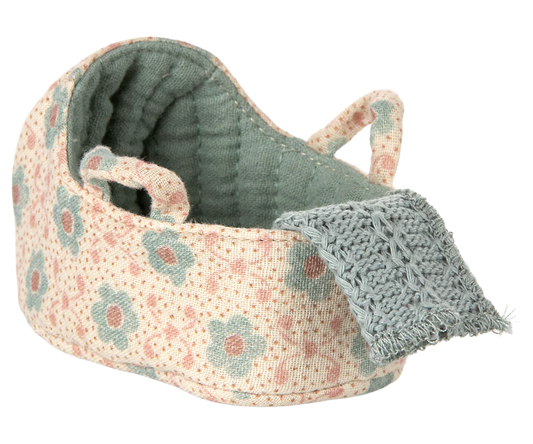 Pre-Order: Late November - Carry Cot for Baby Mouse - Blue