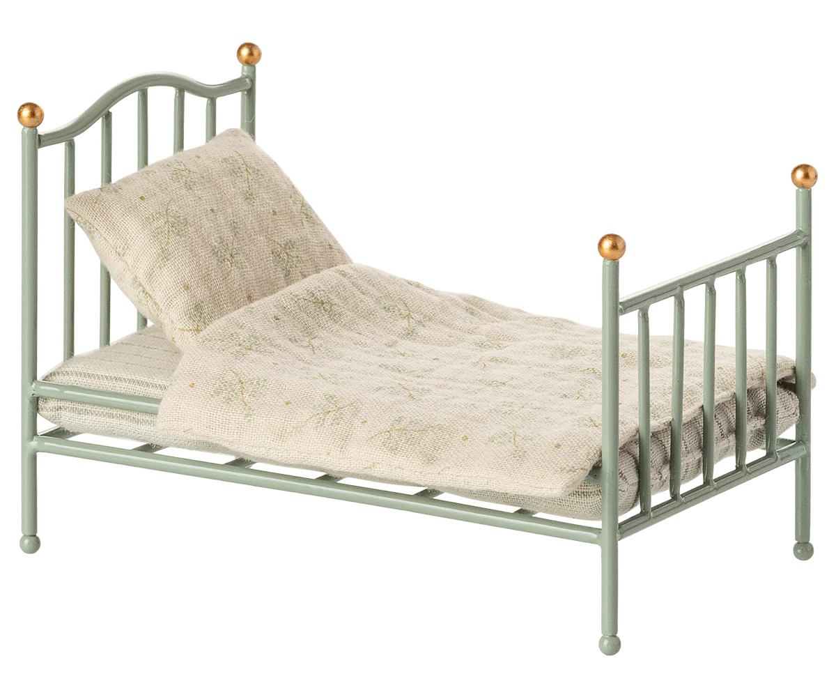 Mouse Vintage Single Bed - Mint