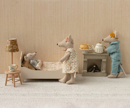 Pre-Order: Late December - Wooden Mouse Bed - Off White