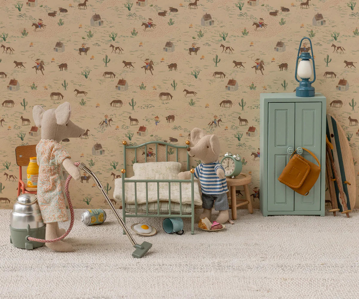 Mouse Vintage Single Bed - Mint