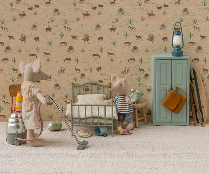 Mouse Vintage Single Bed - Mint