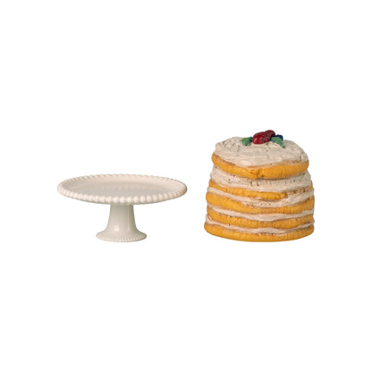 Mouse Party Cake and Cake Stand - Off White