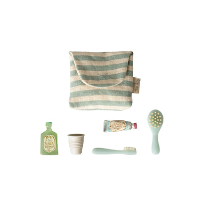 Mouse Tooth Brush Set - Blue Stripe