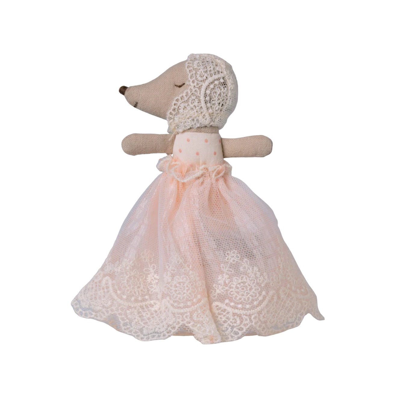 Baby Mouse in Gown - Powder