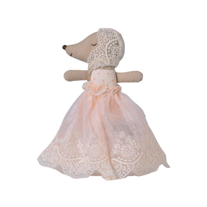 Baby Mouse in Gown - Powder