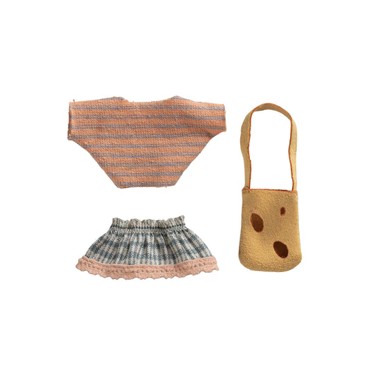 Pre-Order Little Sister Mouse Clothes and Bag Outfit