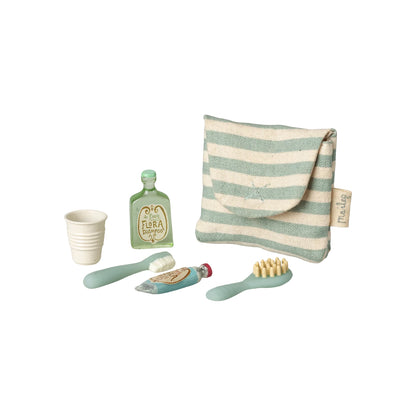 Mouse Tooth Brush Set - Blue Stripe
