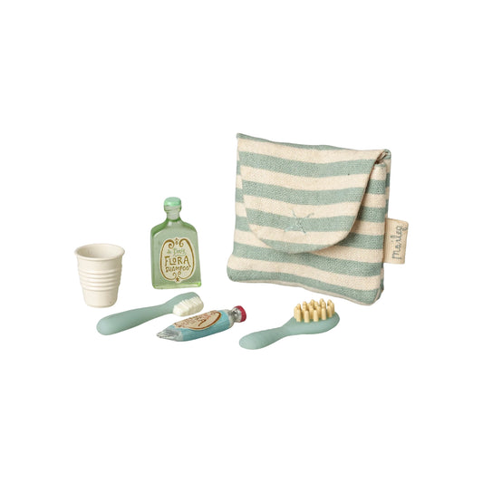 Mouse Tooth Brush Set - Blue Stripe