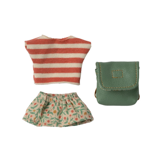 Pre-Order Big Sister Tricycle Mouse Clothes and Bag - Green