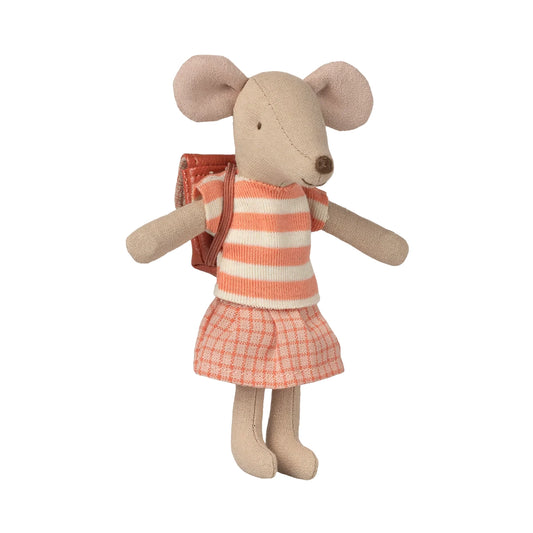 Pre-Order Big Sister Tricycle Mouse - Coral