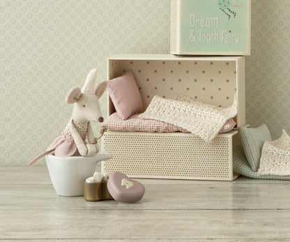 Little Sister Tooth Fairy Mouse in Matchbox