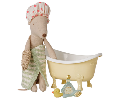 Mouse Bathtub Set - Yellow