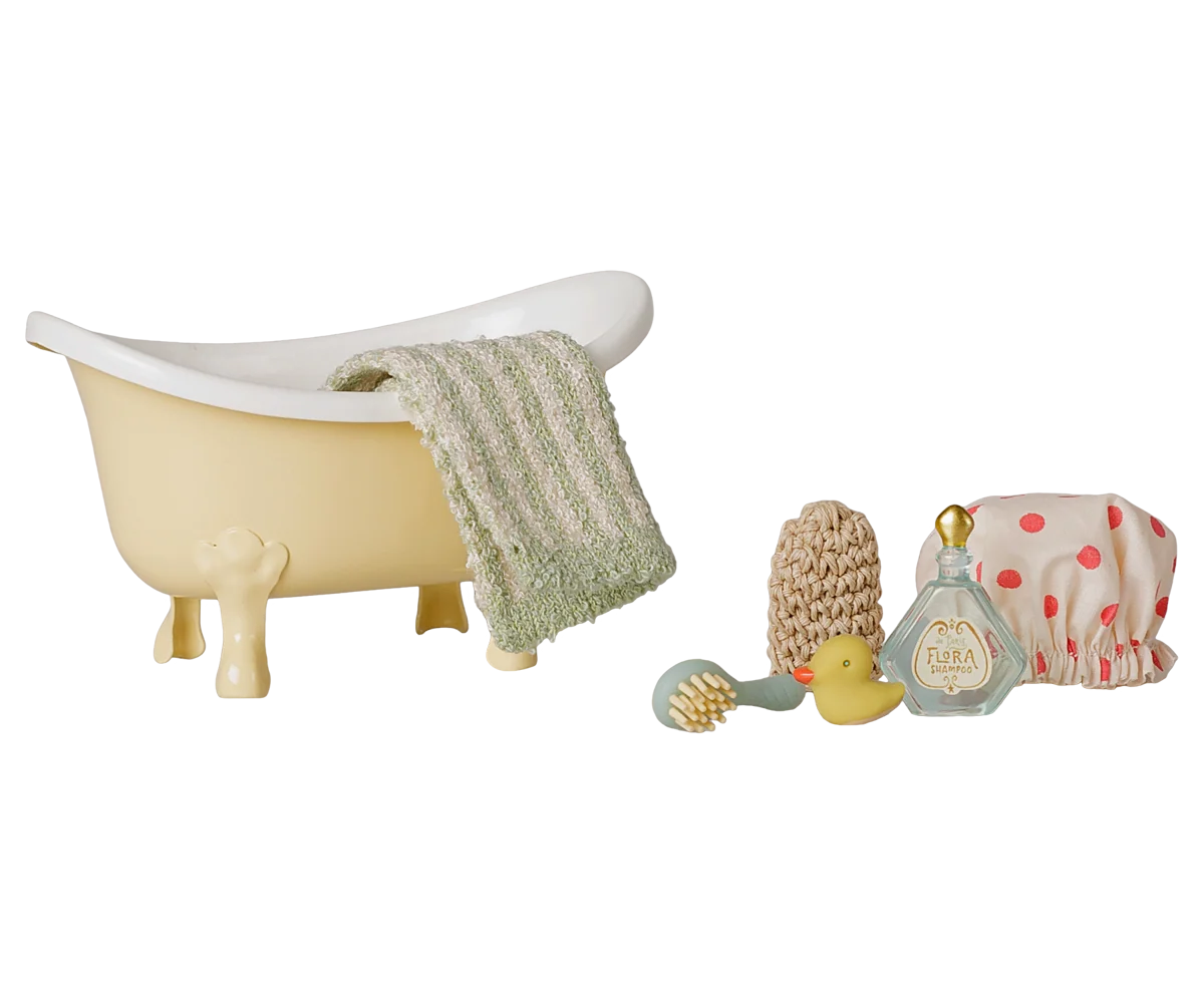 Mouse Bathtub Set - Yellow