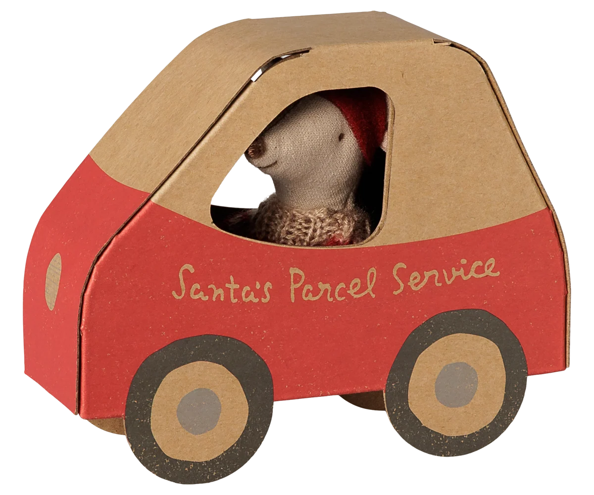 Christmas Little Sister in Car Box