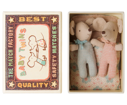 Twins Baby Mice in Matchbox - FW26