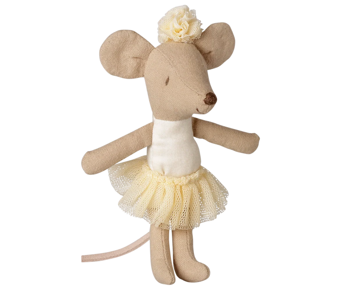 Little Sister Ballerina Mouse - Off White FW26