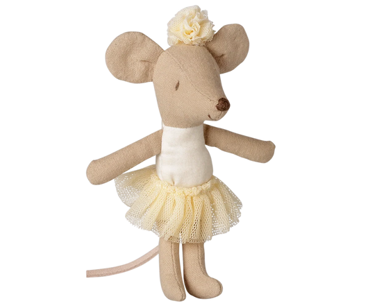 Little Sister Ballerina Mouse - Off White FW26