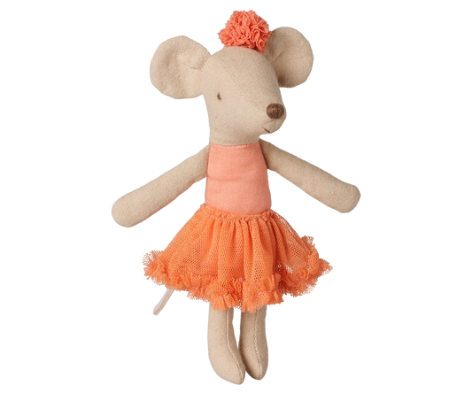 Big Sister Mouse Ballerina - Dusty Coral