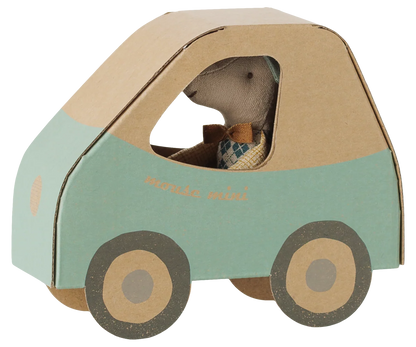 Driver Little Brother in Car Box