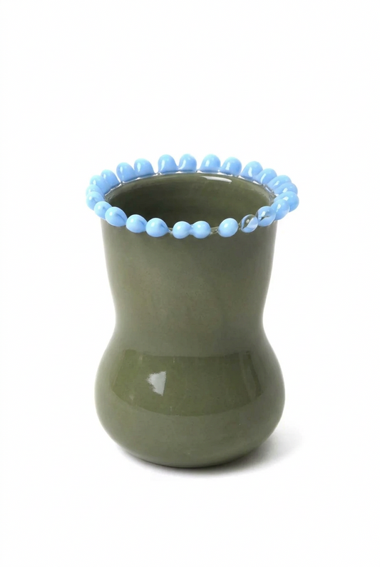 CAMILLE VASE - OLIVE