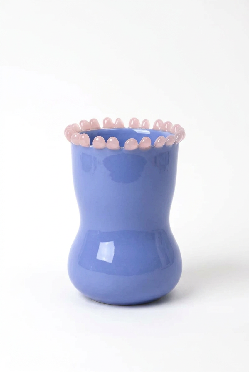 CAMILLE VASE - PERIWINKLE