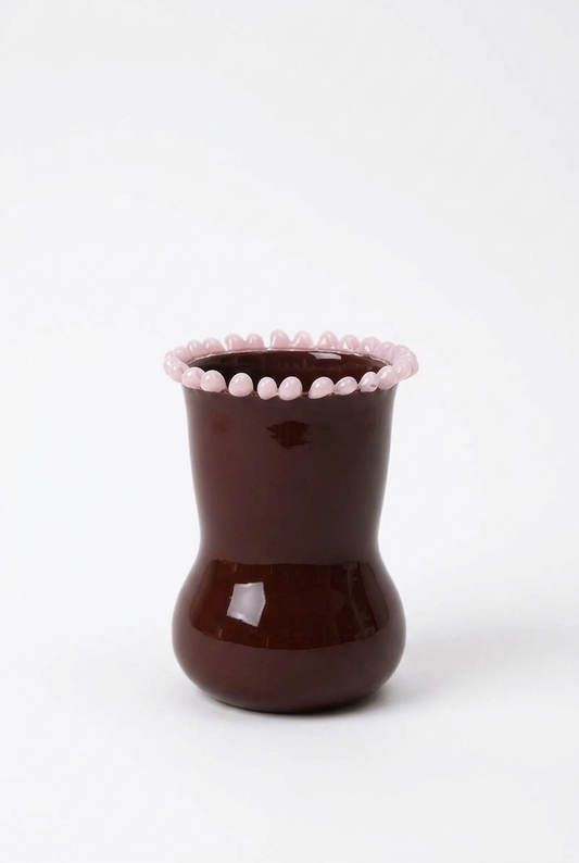 CAMILLE VASE - PLUM