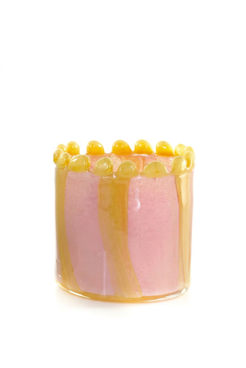 MONIQUE VOTIVE HOLDER - PEACH