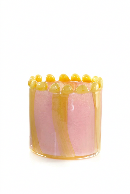 MONIQUE VOTIVE HOLDER - PEACH