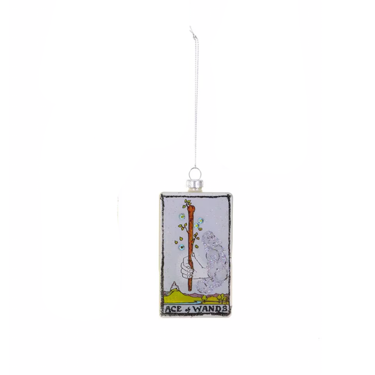 TAROT CARD ORNAMENT - ACE OF WANDS