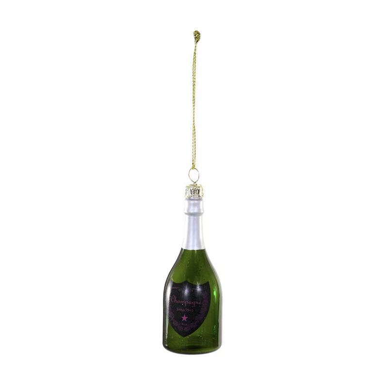 BUBBLY ORNAMENT - DARK GREEN + BLACK LABEL