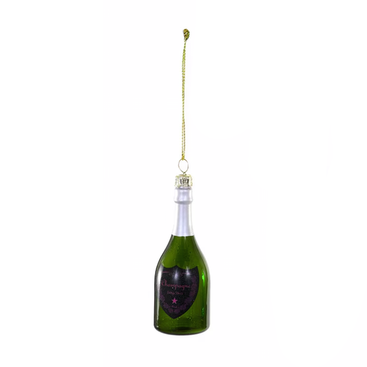 BUBBLY ORNAMENT - DARK GREEN + BLACK LABEL