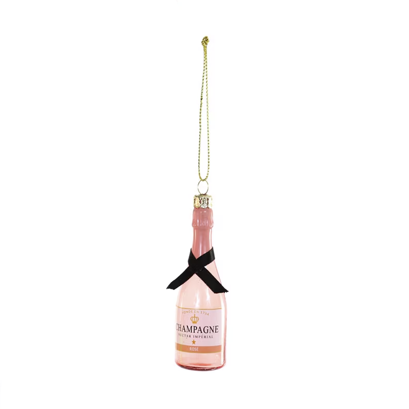 BUBBLY ORNAMENT - PINK + LIGHT LABEL