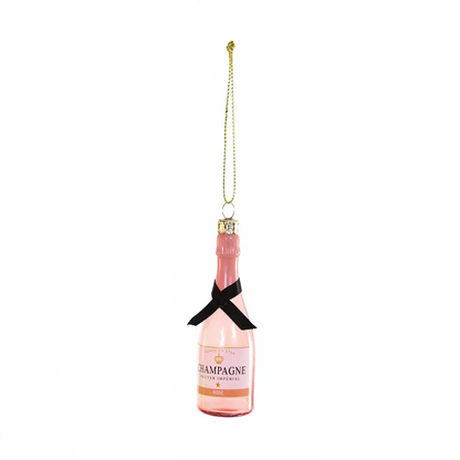 BUBBLY ORNAMENT - PINK + LIGHT LABEL