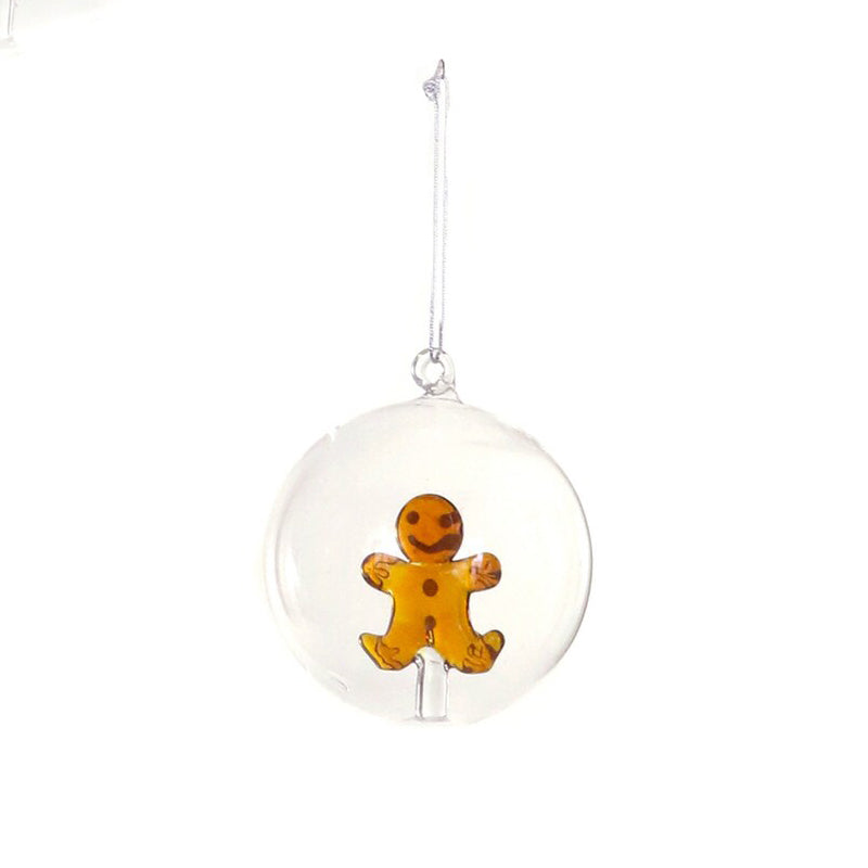 CAPTURED ICON BAUBLE ORNAMENT - GINGERBREAD MAN