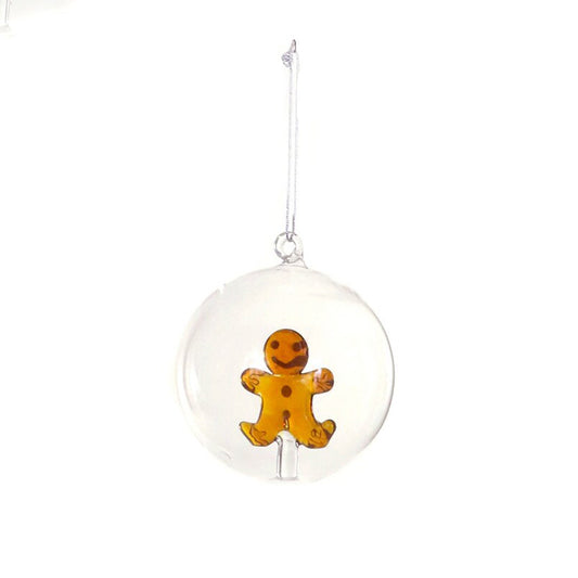 CAPTURED ICON BAUBLE ORNAMENT - GINGERBREAD MAN