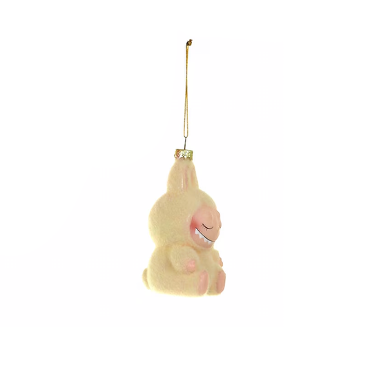 SLEEPING MONSTER ORNAMENT - YELLOW