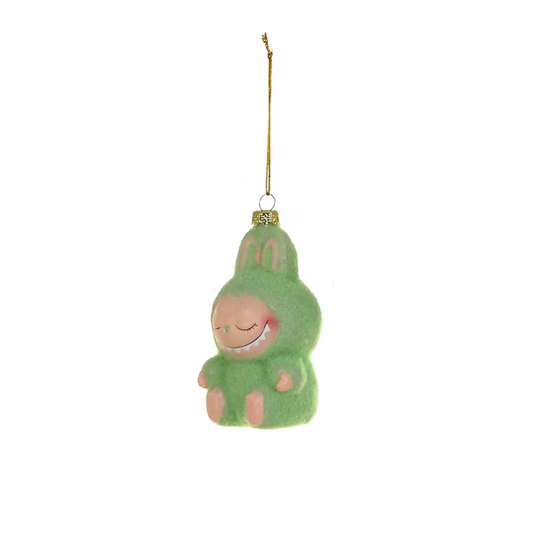 SLEEPING MONSTER ORNAMENT - GREEN