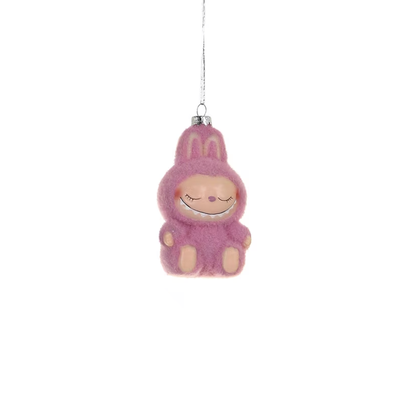 SLEEPING MONSTER ORNAMENT - PINK