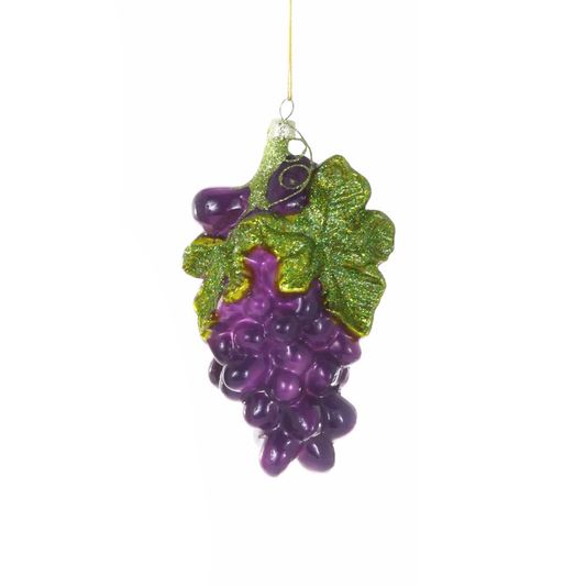 ORCHARD GRAPES ORNAMENT - PURPLE