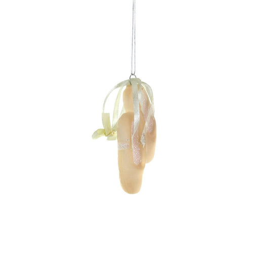 BALLET SLIPPERS ORNAMENT - GOLD