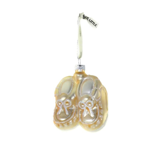 HELLO LITTLE ONE ORNAMENT - GOLD