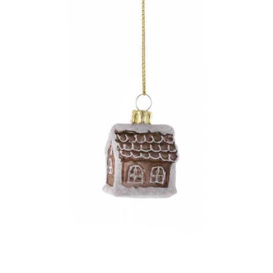 MERRY CHRISTMAS MINI ORNAMENT - GINGERBREAD HOUSE