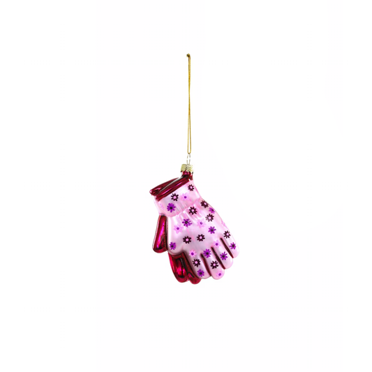GARDENING GLOVES ORNAMENT - PINK