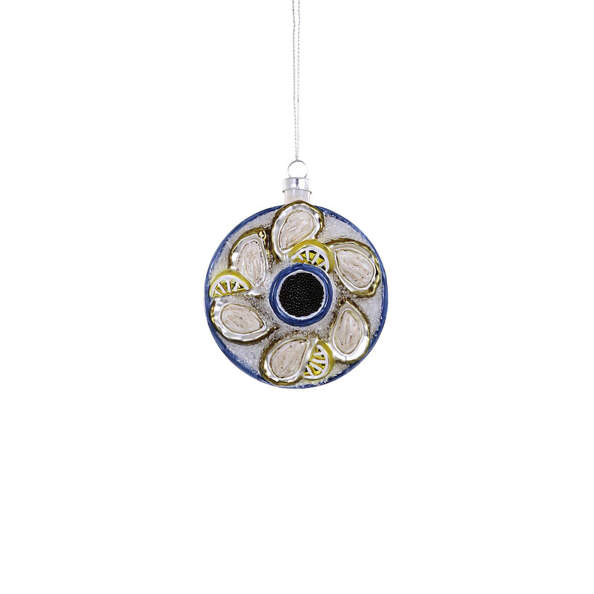 PLATED OYSTER ORNAMENT