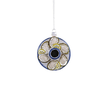 PLATED OYSTER ORNAMENT